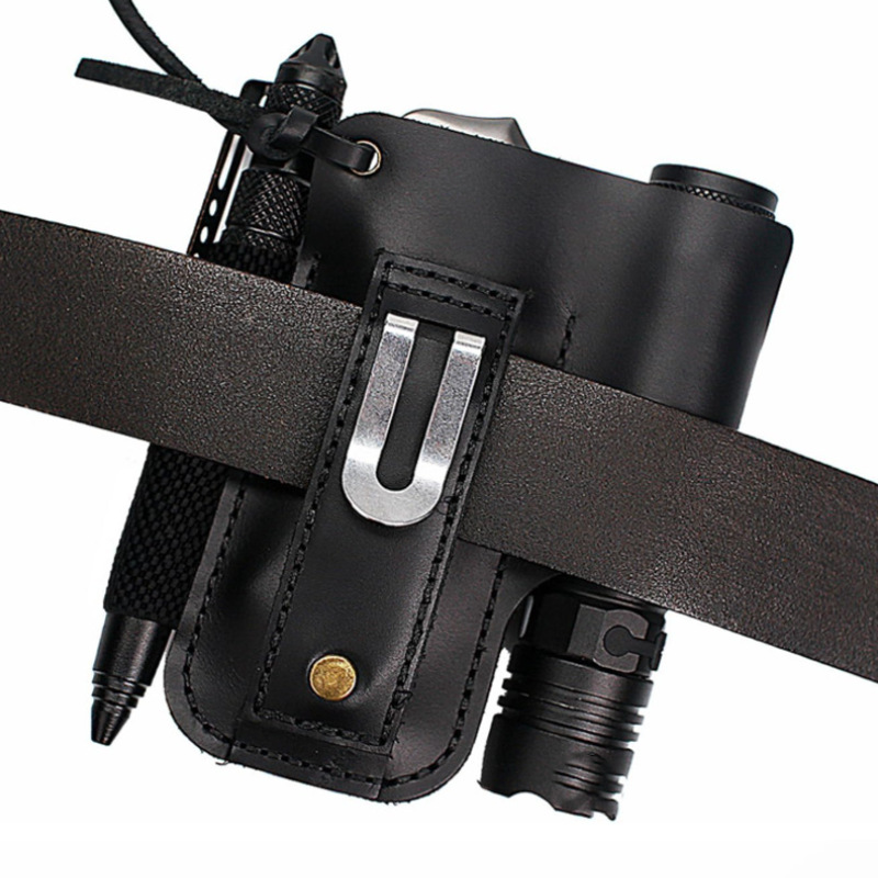 EDC Leather Flashlight Tool Ho - đánh giá và giá Edc Carry Knife