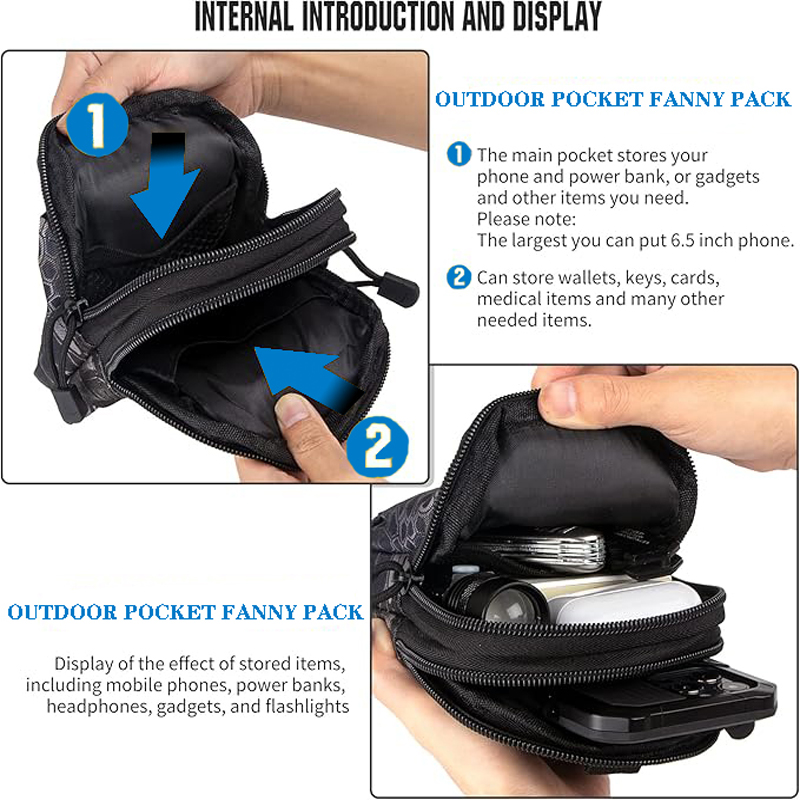 Universal EDC Tactical Molle P - đánh giá và giá Edc Carry Fanny Pack
